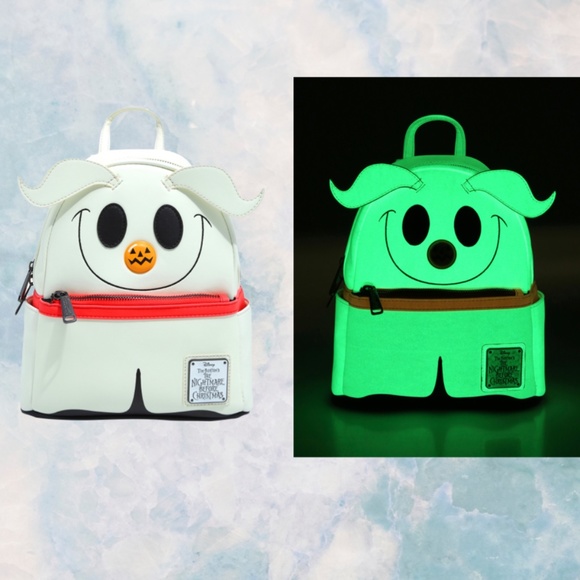 Loungefly The Nightmare Before Christmas Zero Figural Mini Backpack and Wallet - Picture 7 of 7